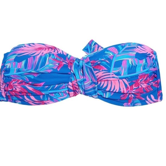 HEAT Medium Strapless Swim Top Bathing Suit Tie back - Picture 1 of 5